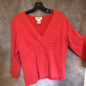 Talbots Petite Pink Sweater